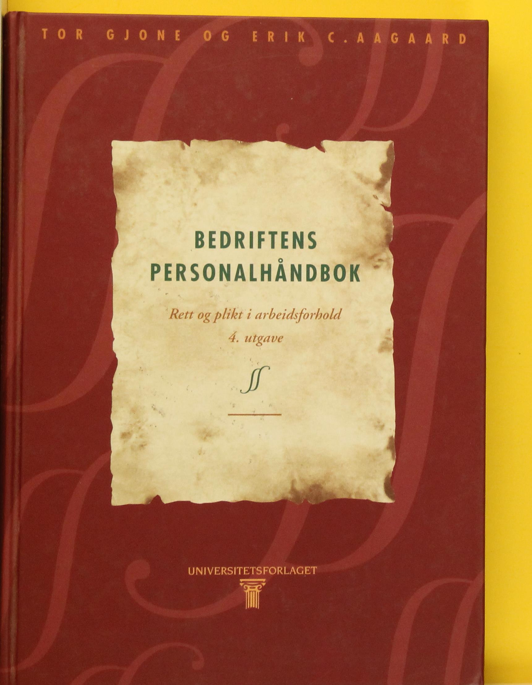 Bedriftens personalhåndbok