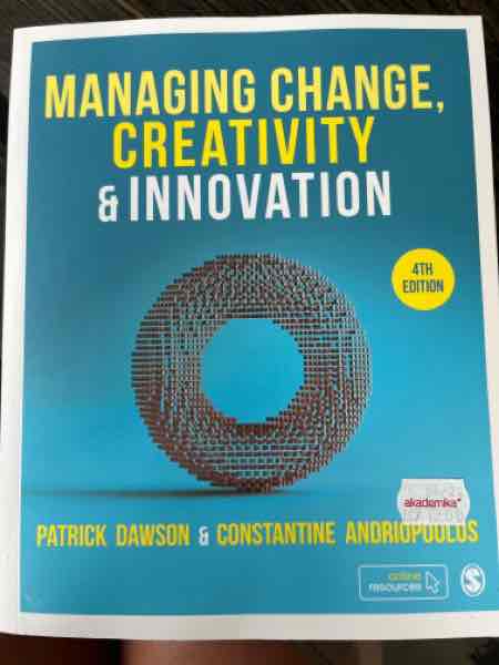 Managing change , creativity & innovation