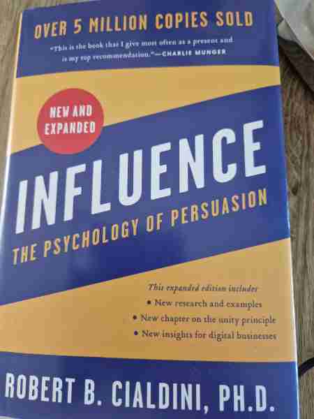 Influence, the psychology of persuasion