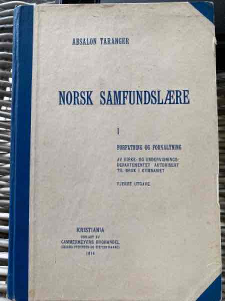 Norsk samfundslære
