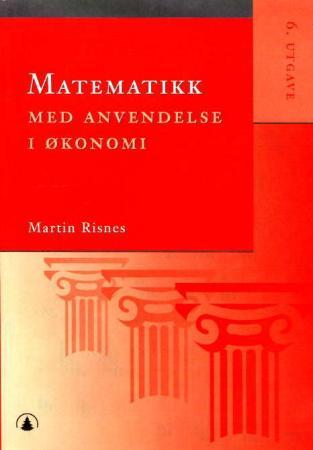 Matematikk med anvendelse i økonomi