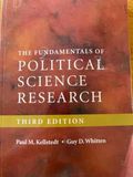 The fundamentals of political science research