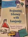 Beginning Literacy with language