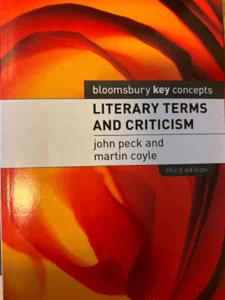 Literary Terms and Criticism