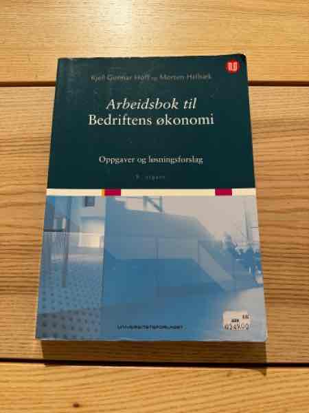 Arbeidsbok til bedriftens økonomi
