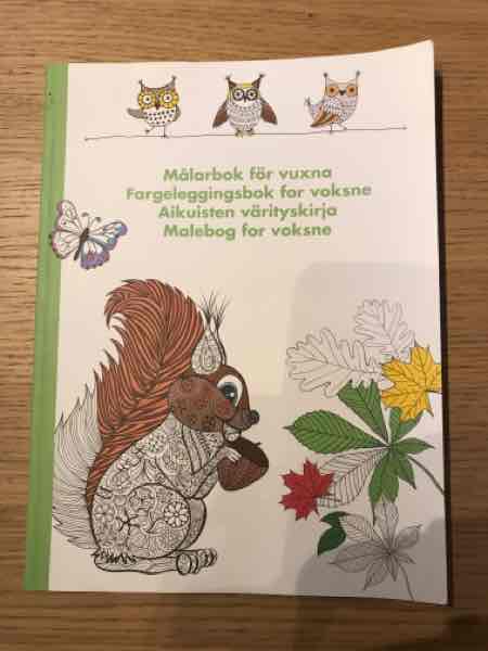 Fargeleggingsbok for voksne