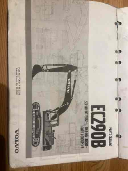 Parts catalog EC290B