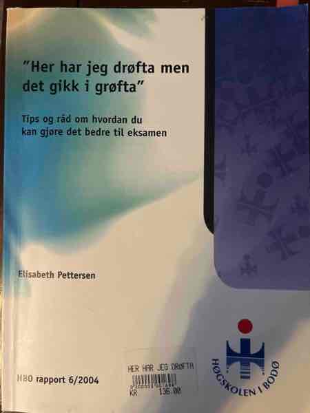 «Her har jeg drøfta men det gikk i grøfta»