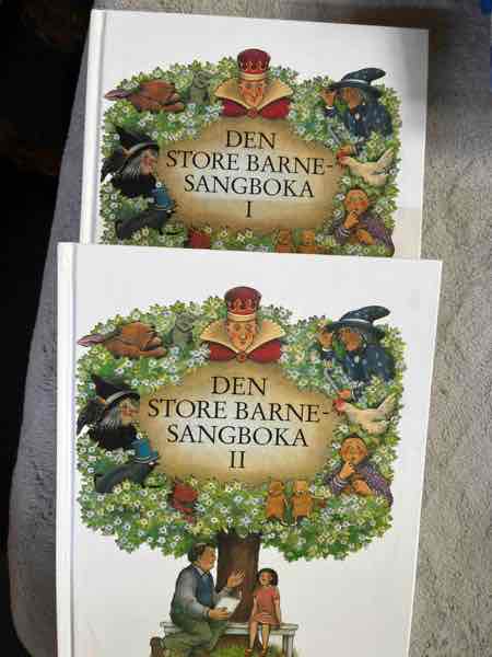 Den store barne sang boka 1 og 2 