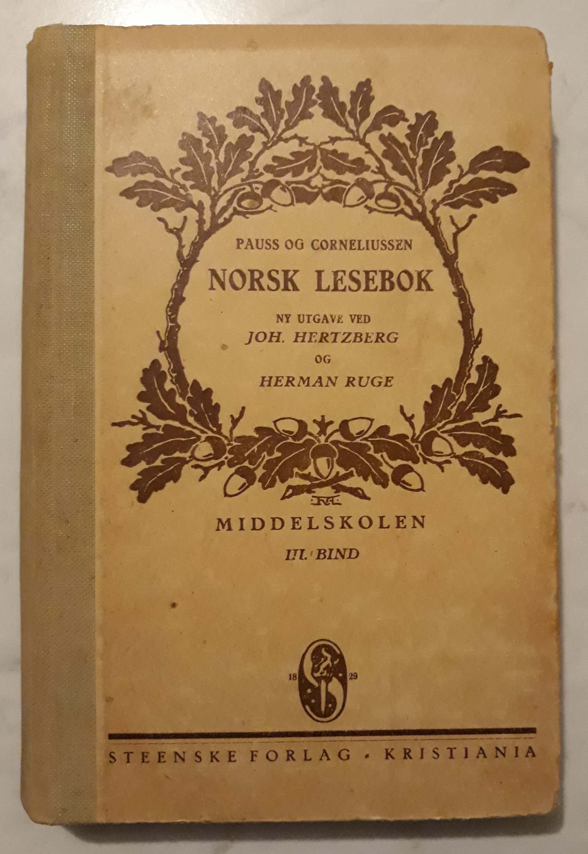 Norsk lesebok for middelskolen. III. bind