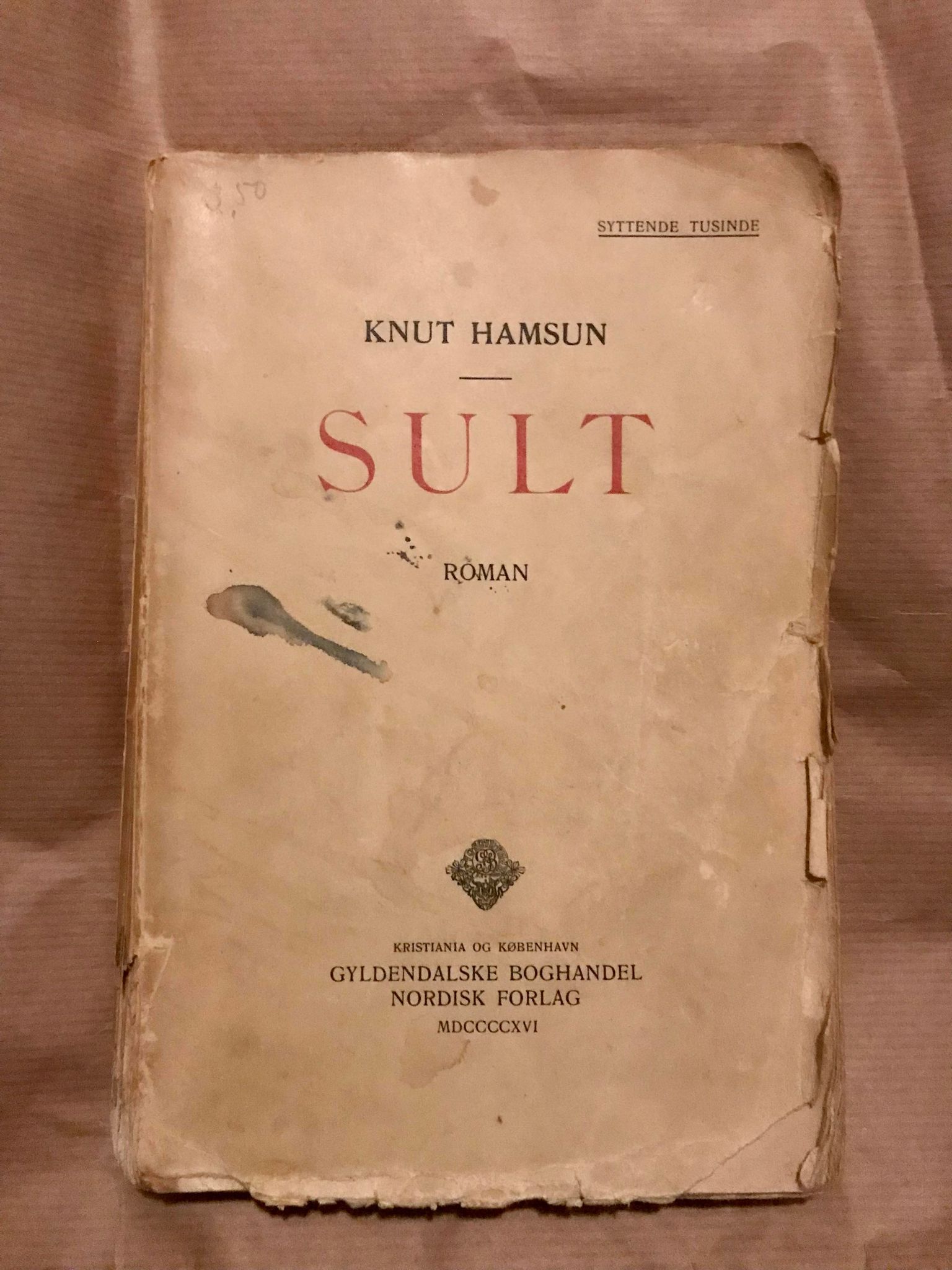 Sult - fra 1916