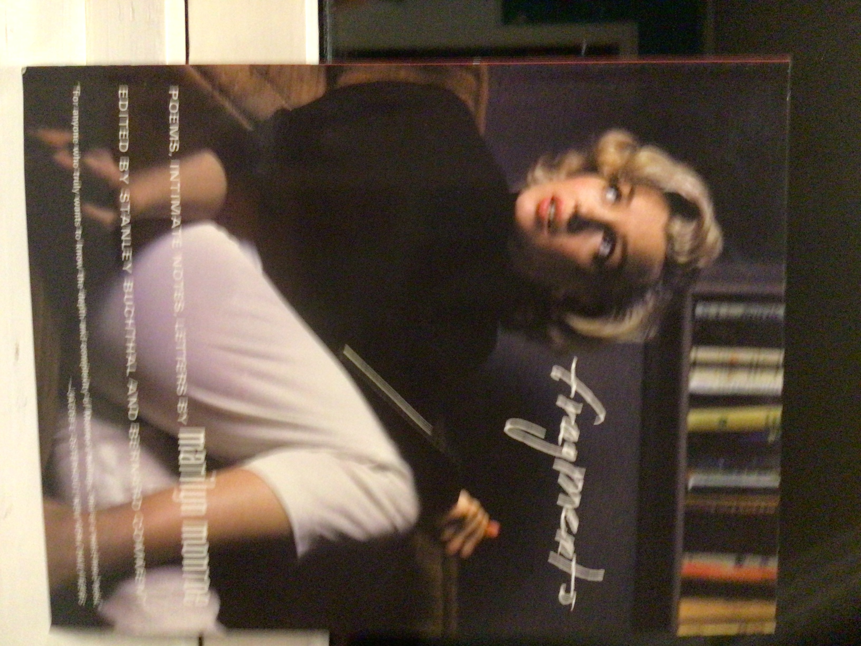 Marilyn Monroe fragments,poems, intimate notes, letters