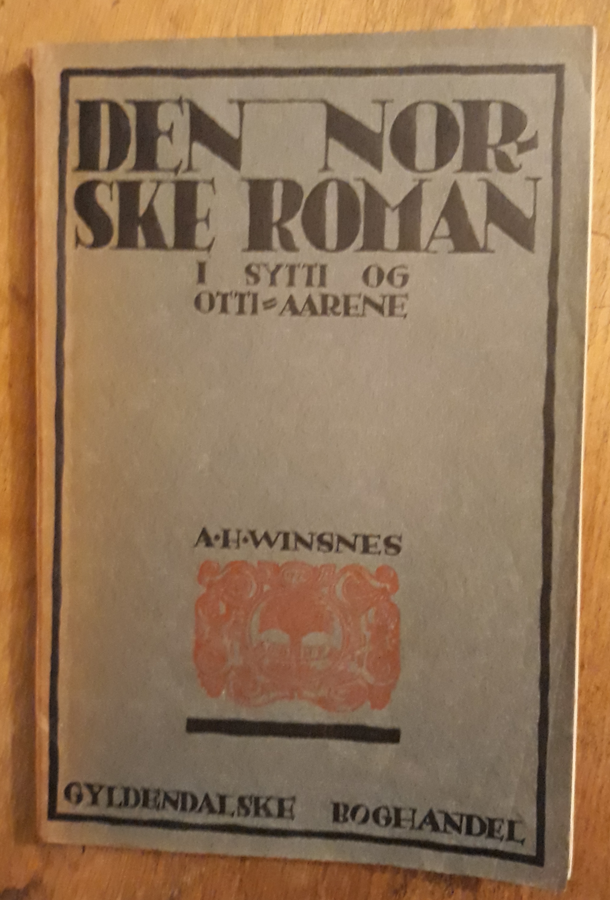Den norske roman i 1870-80 aarene.