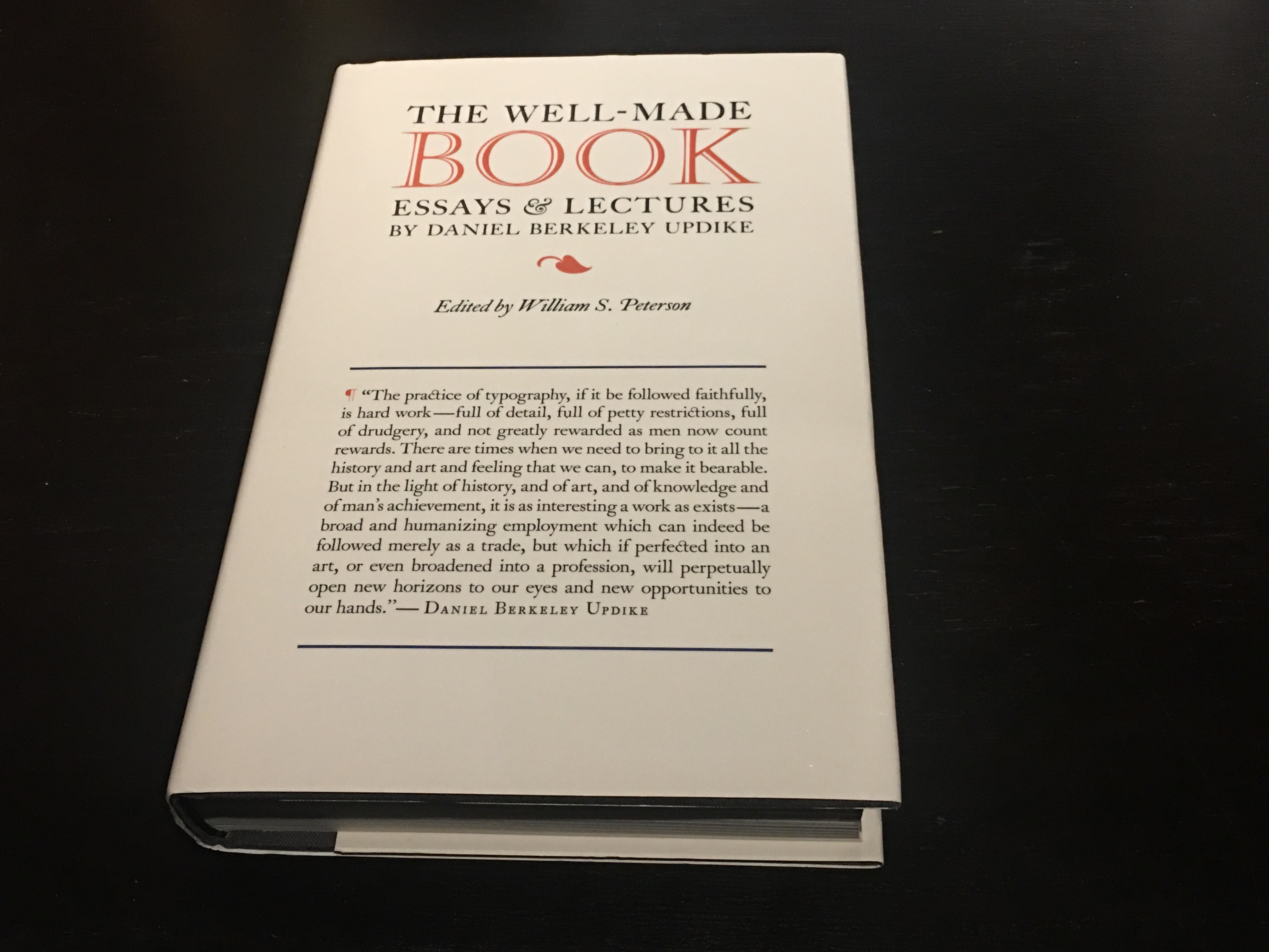 The well-made book