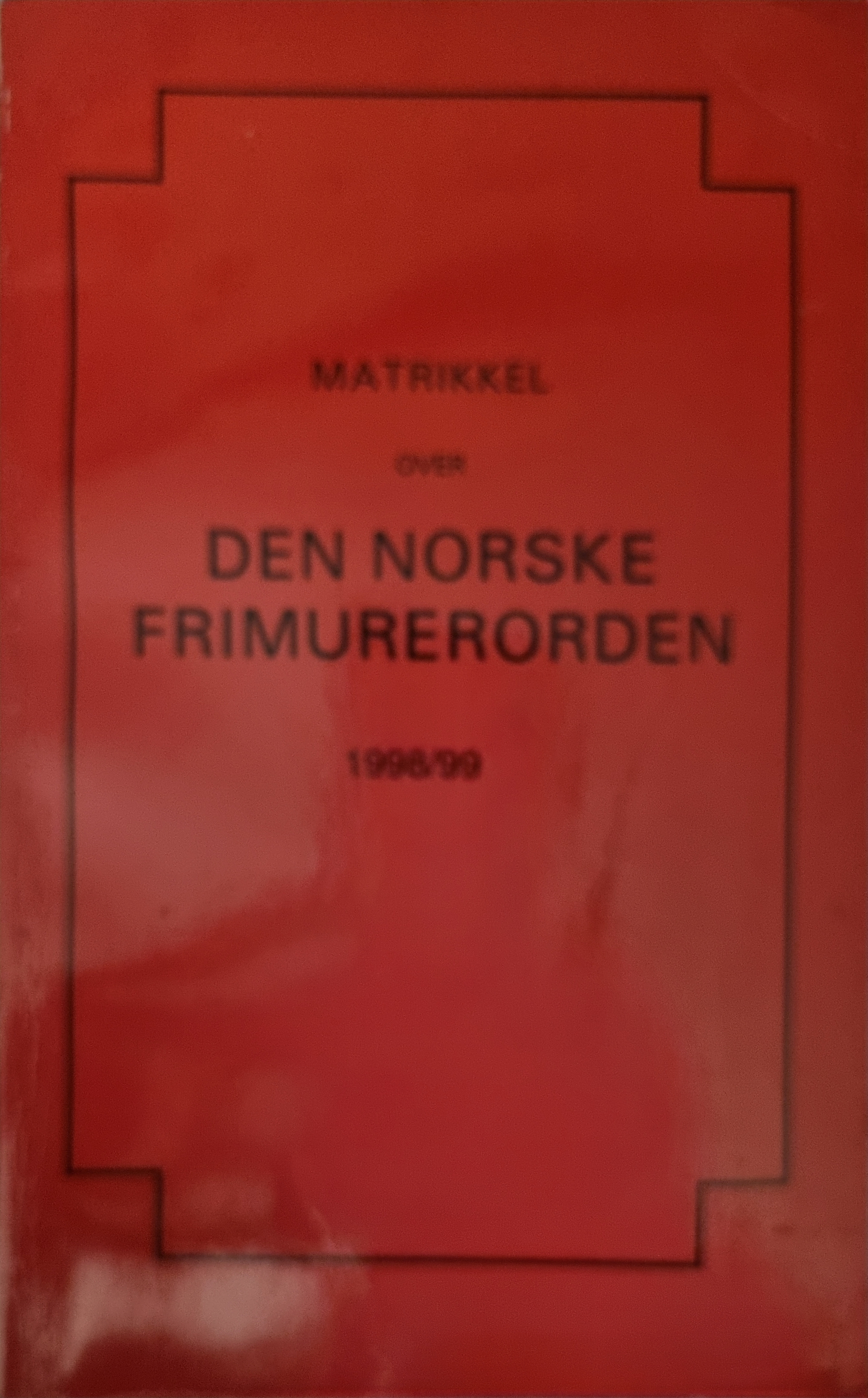 Matrikkel over Den Norske Frimurerorden 1998/99