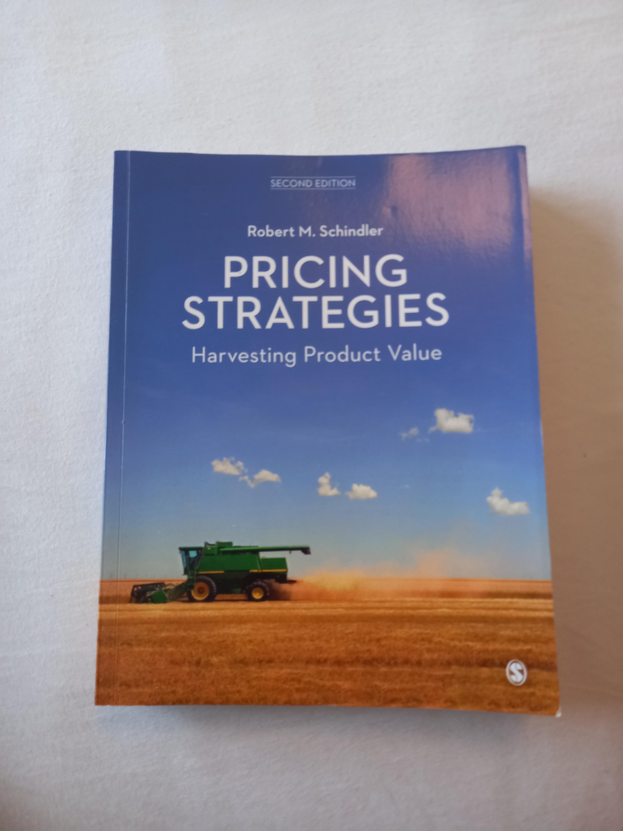 Pricing strategies: harvesting Product value 