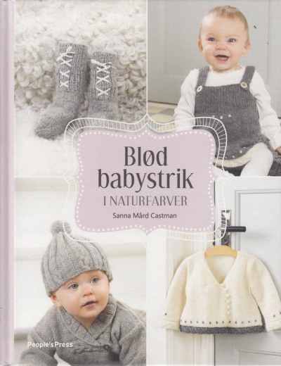 Blød babystrik i naturfarver