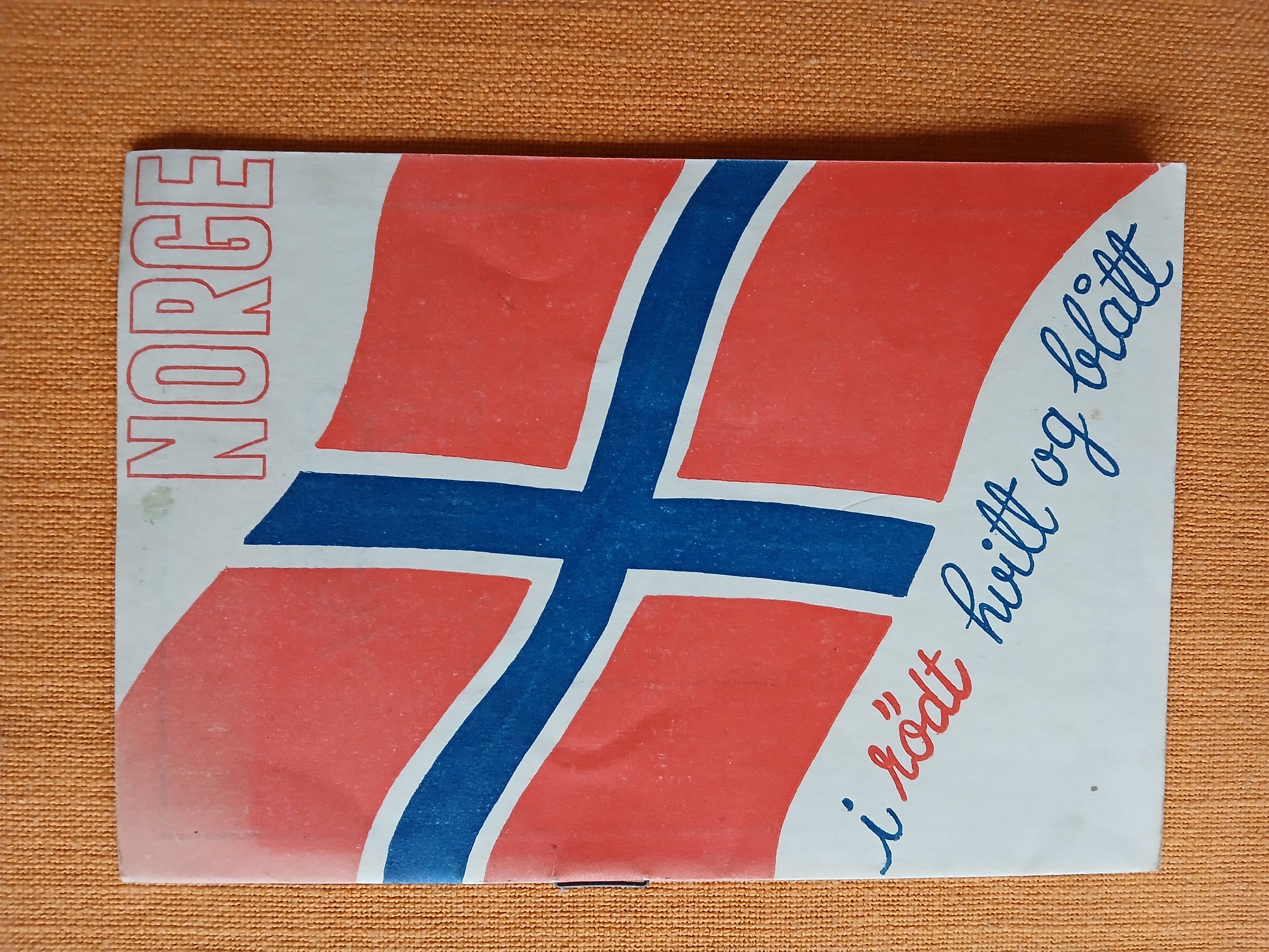 Norge i rødt hvitt og blått