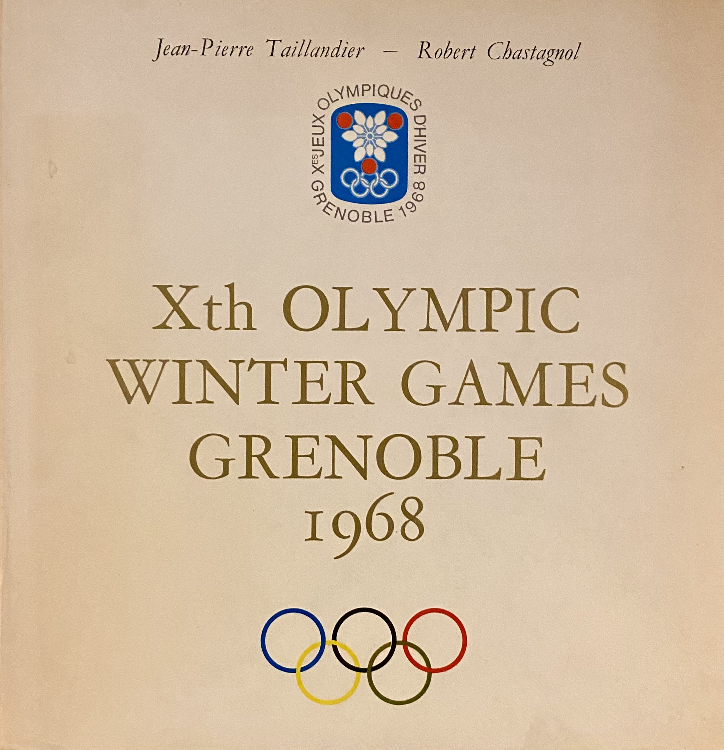 Xth OLYMPIC WINTER GAMES GRENOBLE 1968