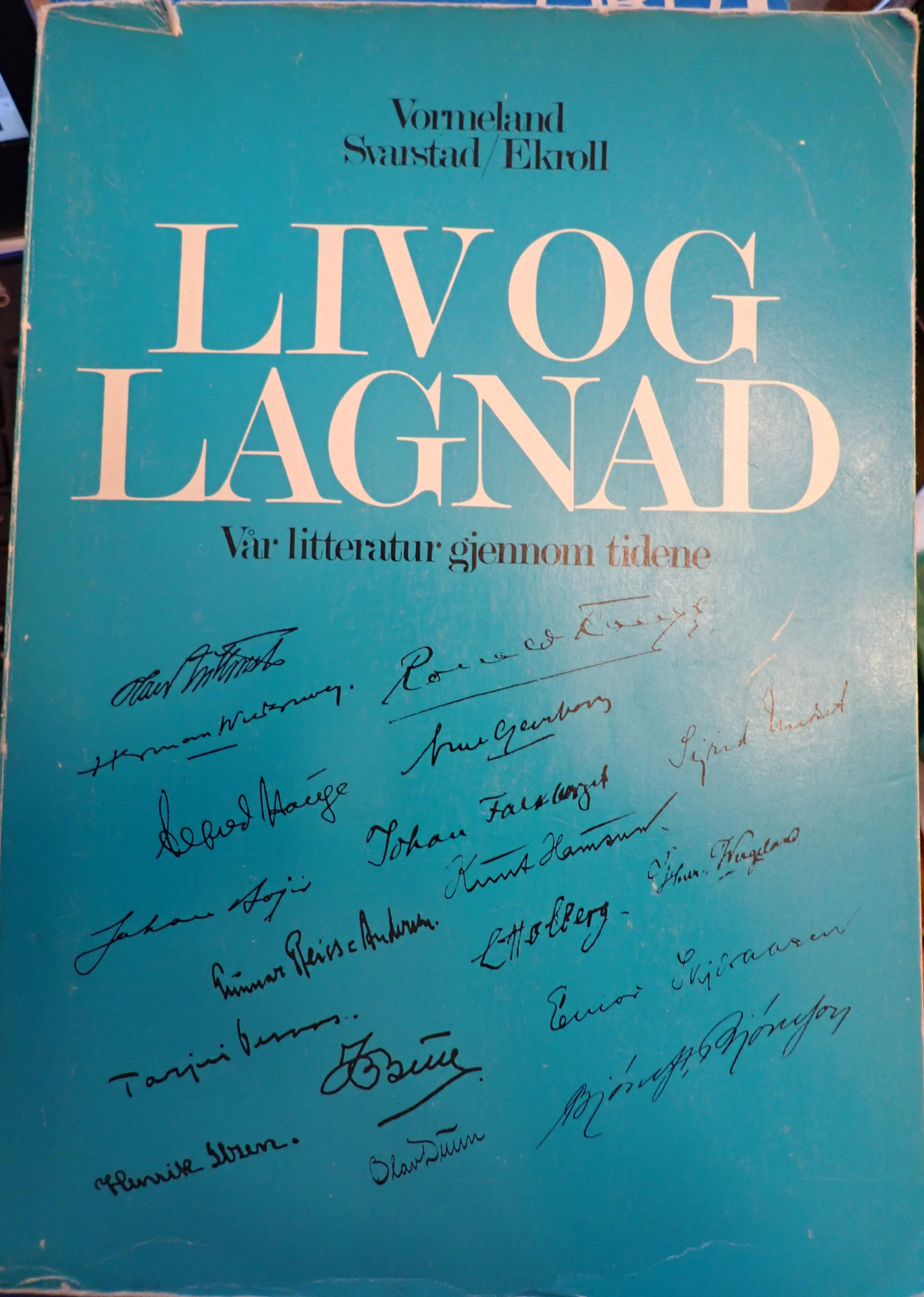 liv og lagnad. Vår litteratur gjennom tidene