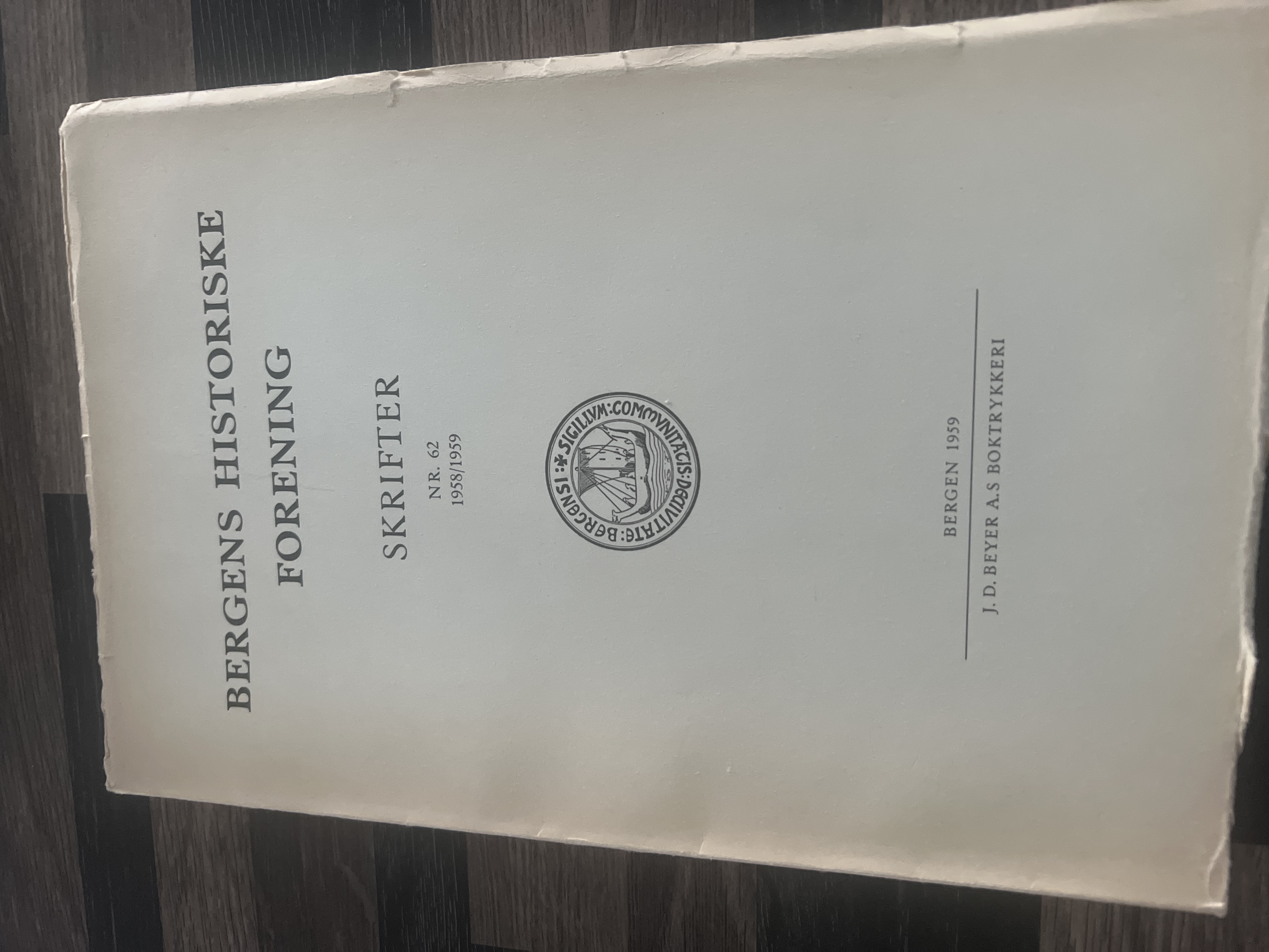 Bergens Historiske Forening Nr 62