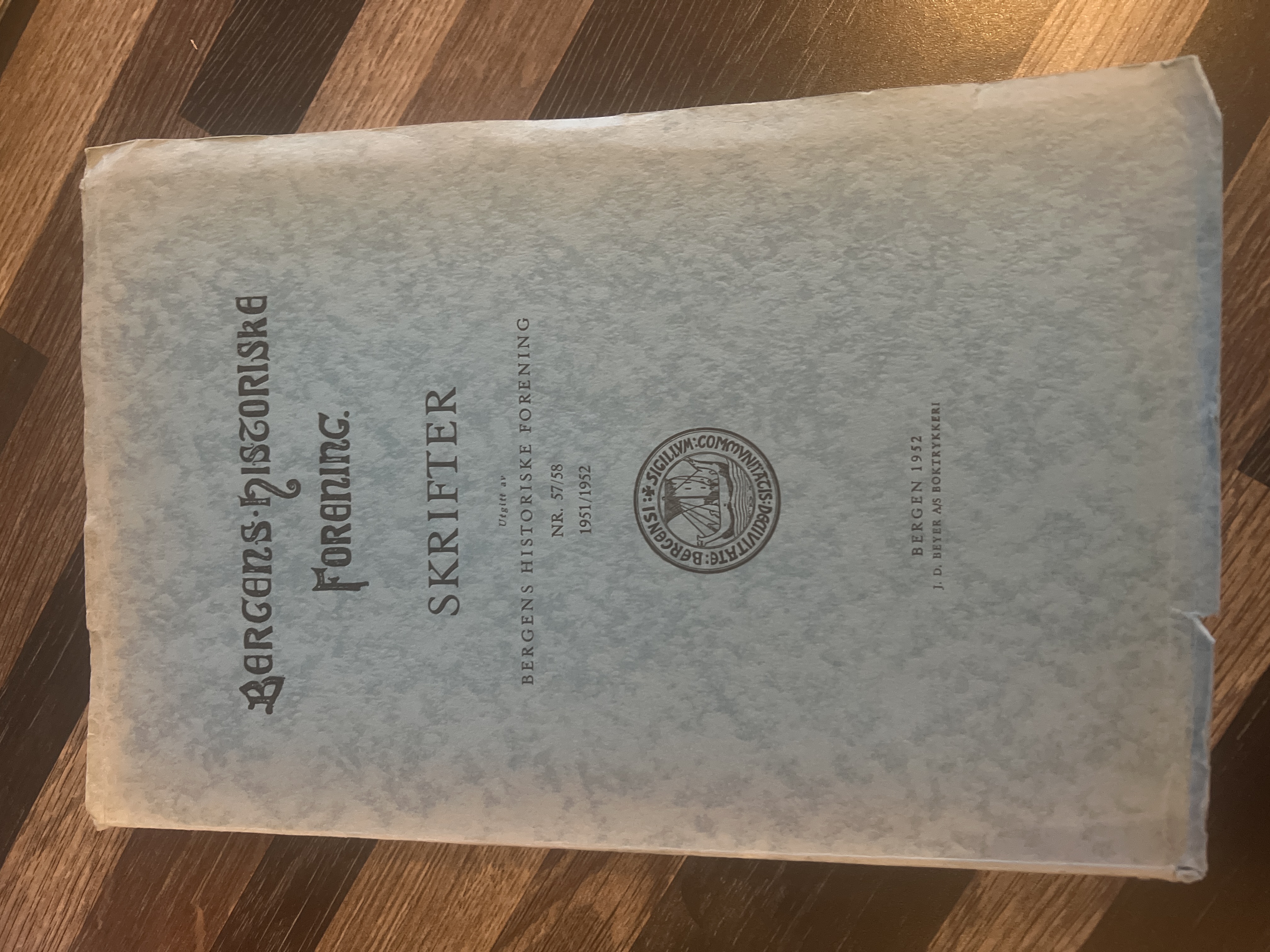 Bergens Historiske Forening Nr 57/58