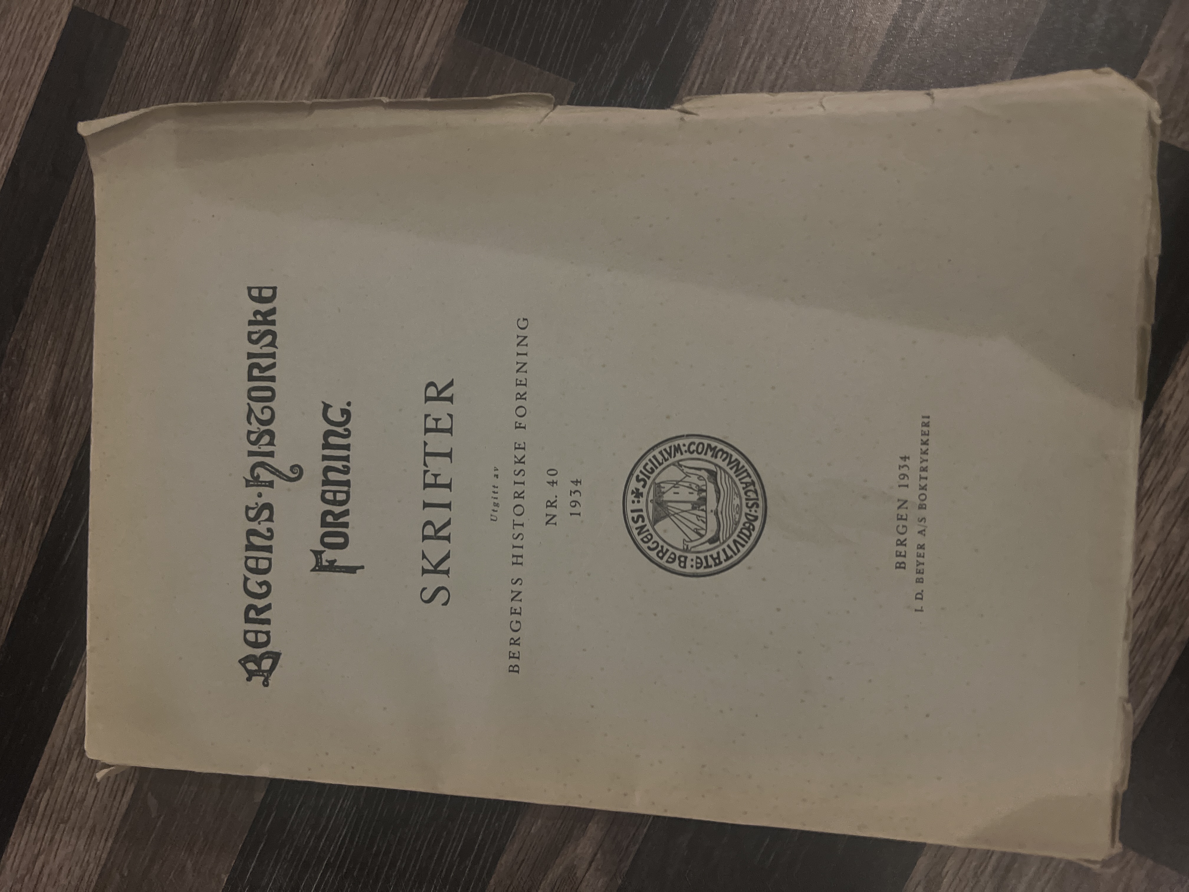 Bergens Historiske Forening Nr 40