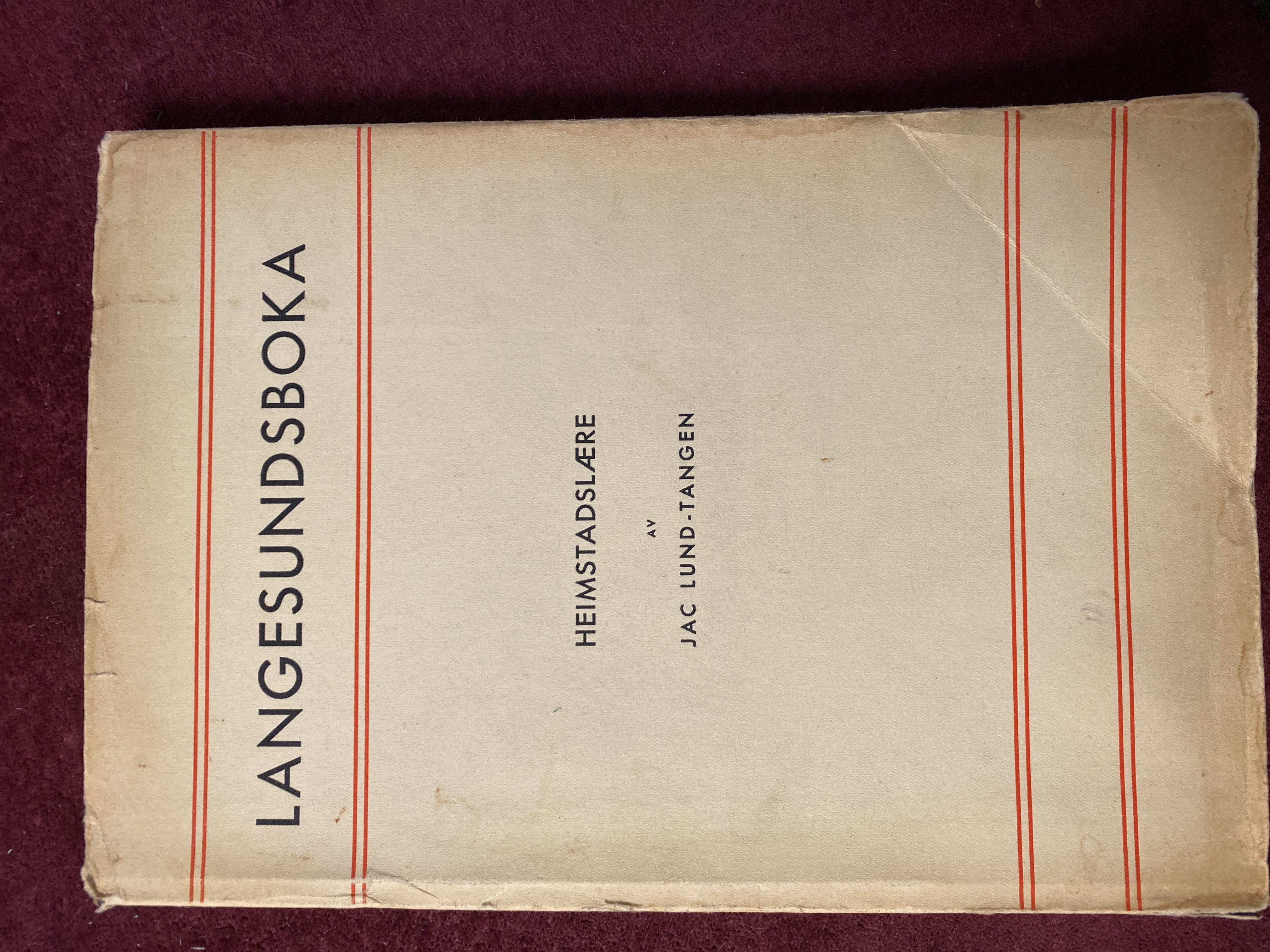 Langesundsboka - Heimstadslære