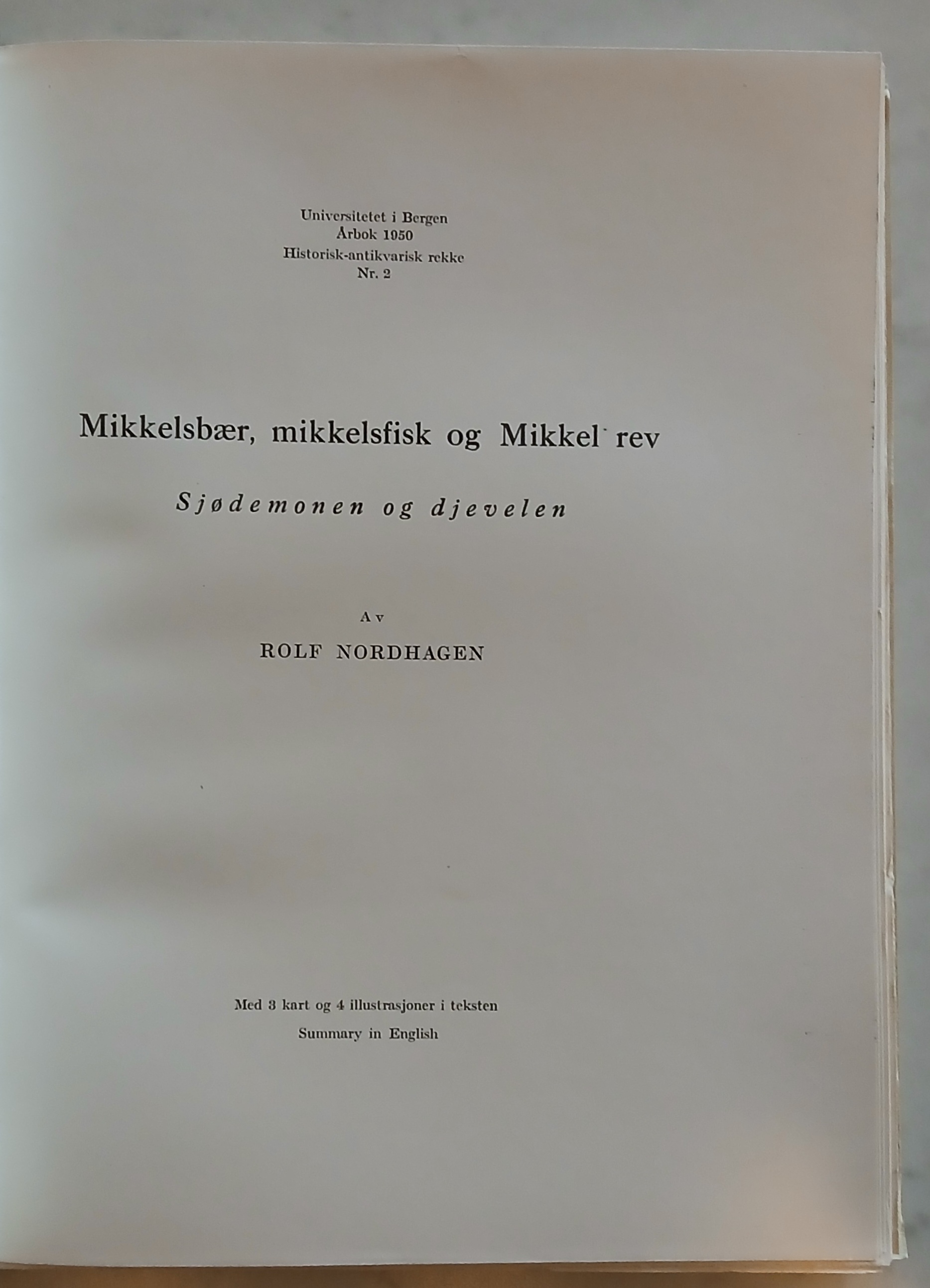Mikkelsbær, mikkelsfisk og Mikkel rev. Sjødemonen og djevelen