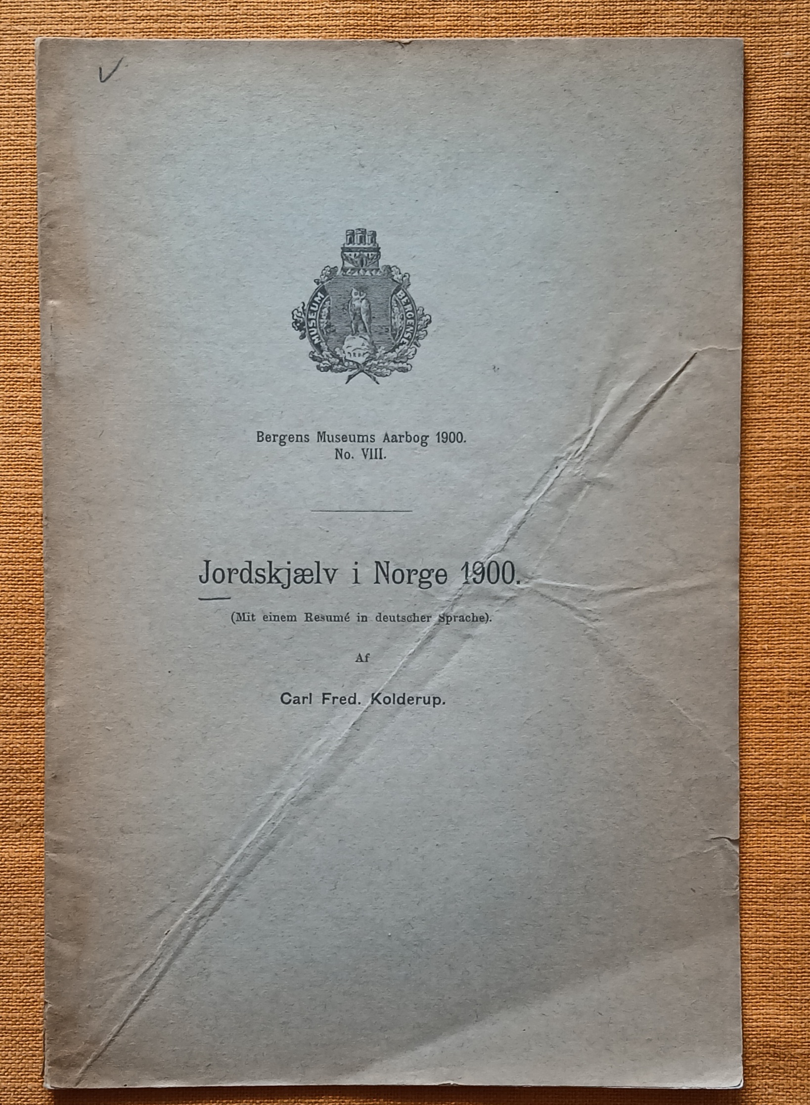 Jordskjælv i Norge 1900