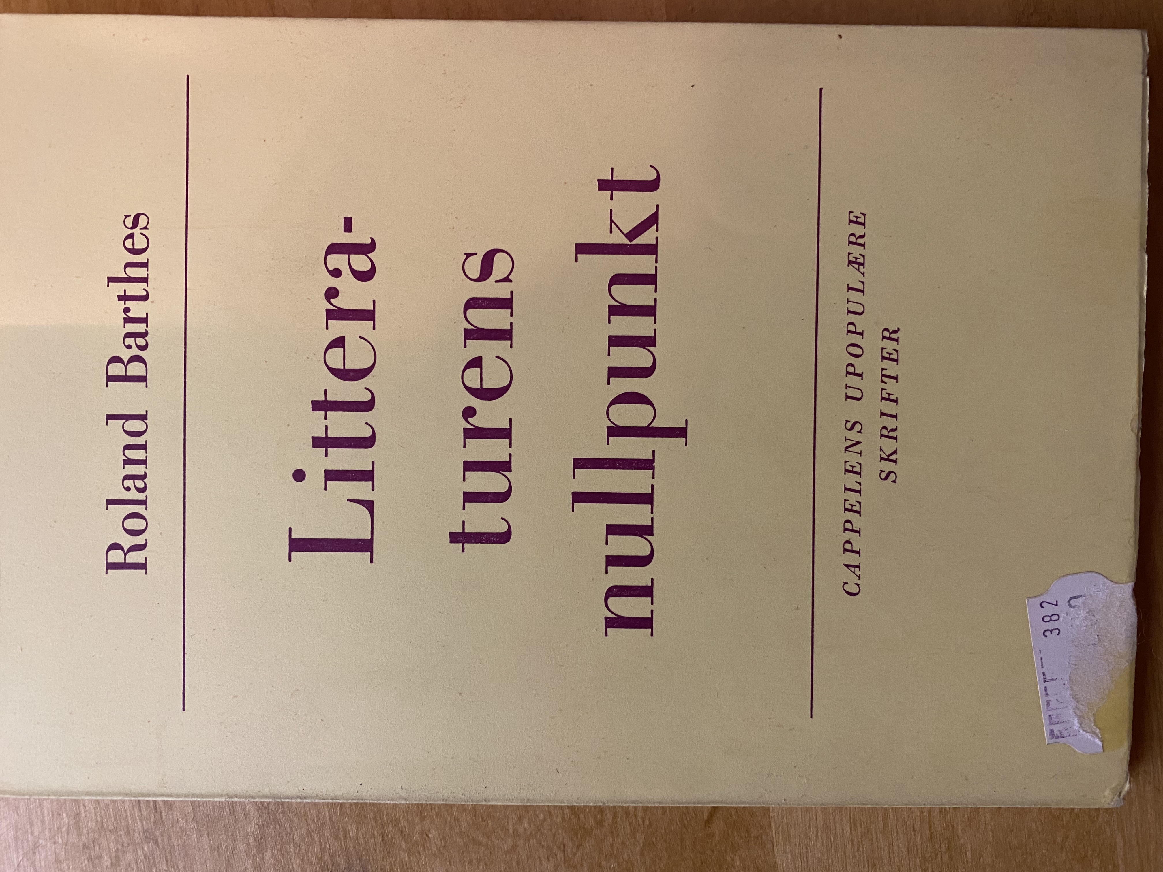 Litteraturens nullpunkt
