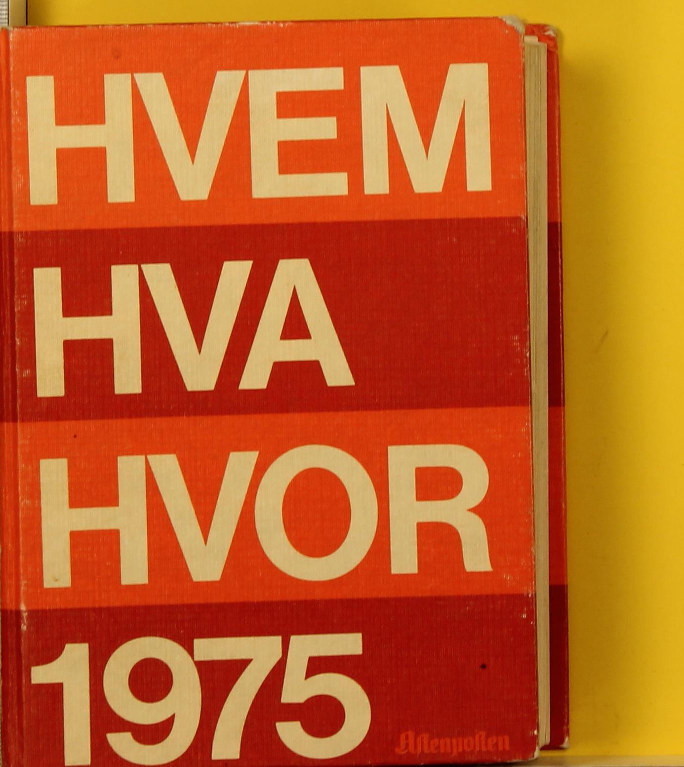 Hvem hva hvor 1975