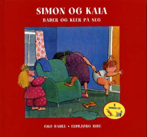 Simon og Kaia bader og kler på seg