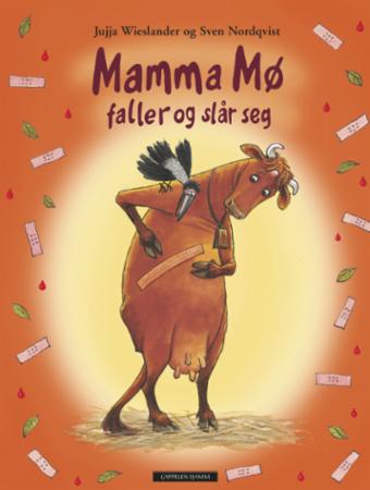 Mamma Mø faller og slår seg