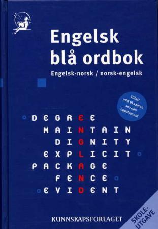 Engelsk blå ordbok