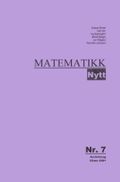 Matematikknytt nr. 7