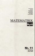 Matematikknytt nr 11