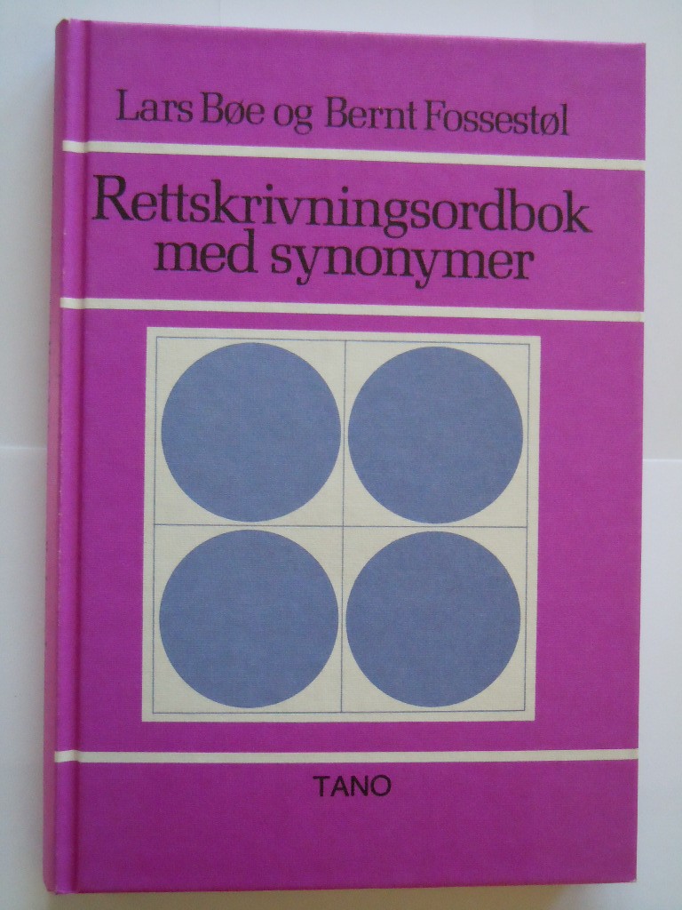 Rettskrivningsordbok med synonymer