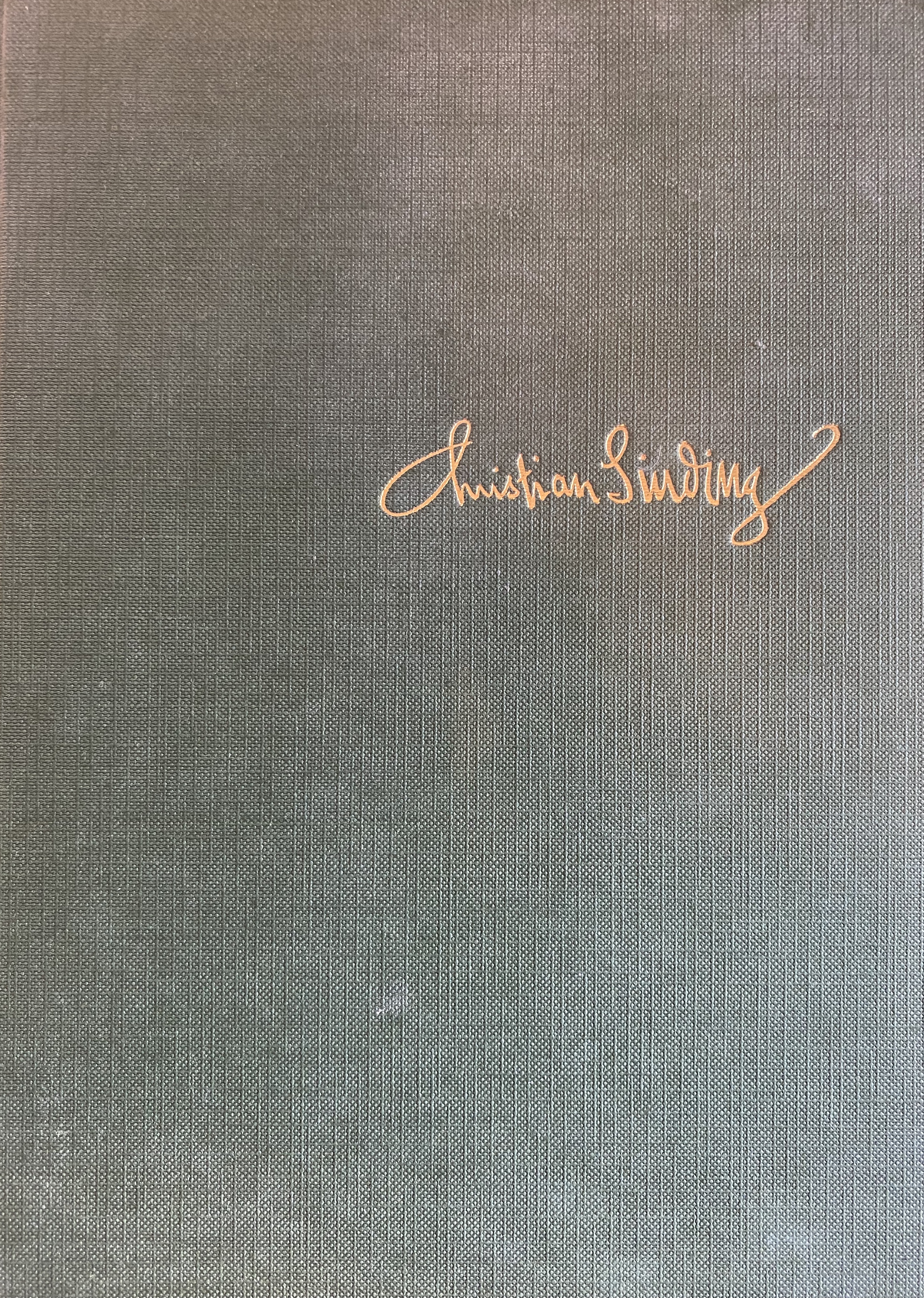 Christian Sinding 1856-1941