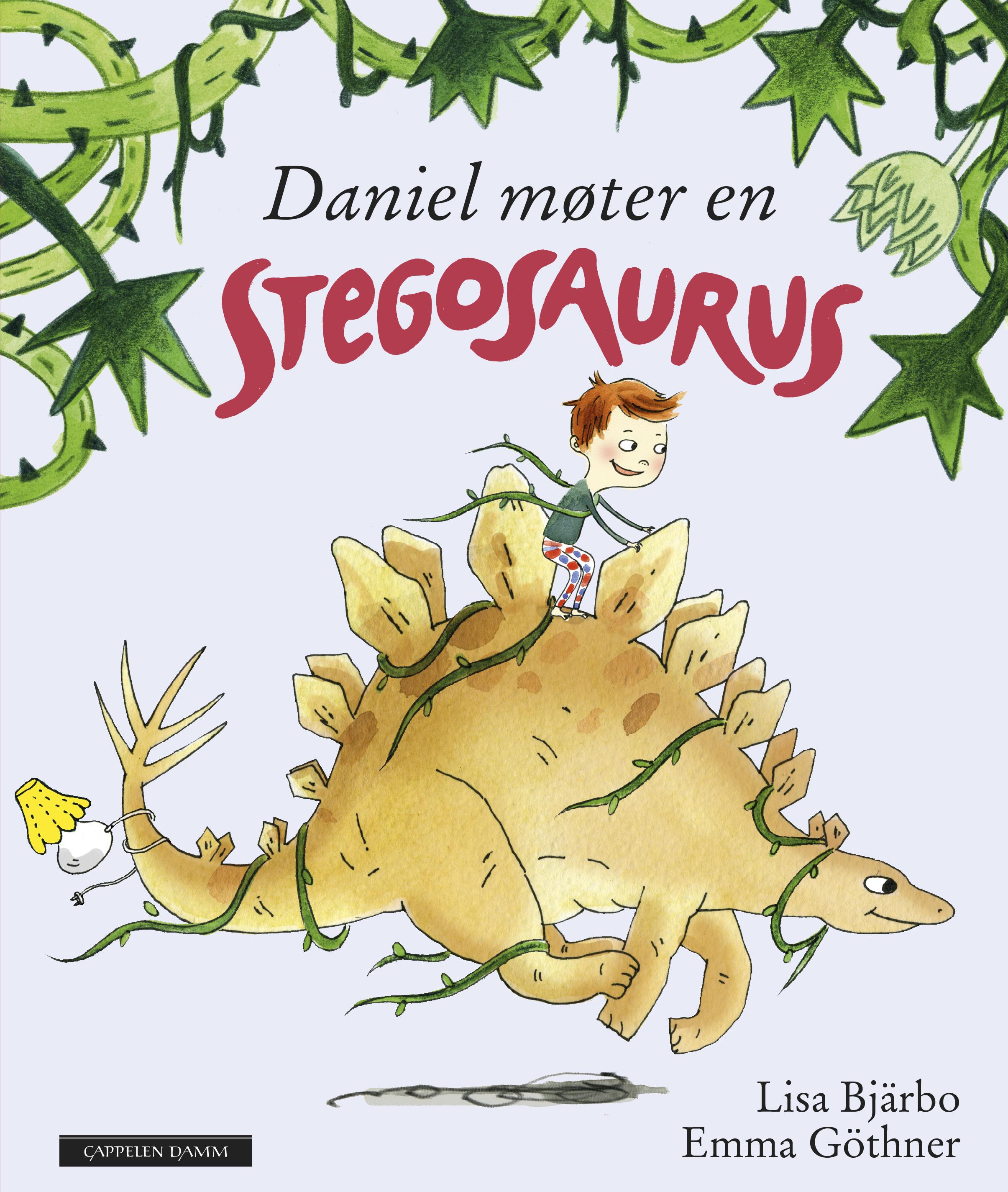 Daniel møter en stegosaurus