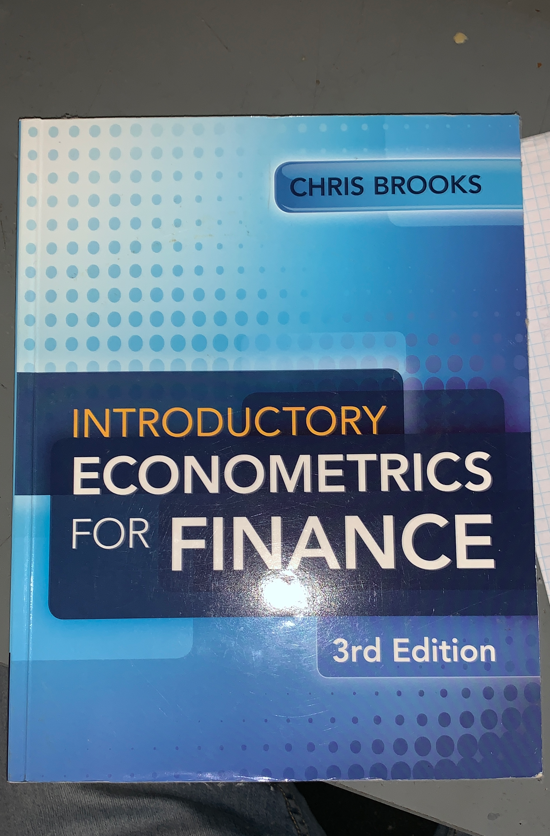 Introductory Econometrics for Finance 3rd edi…