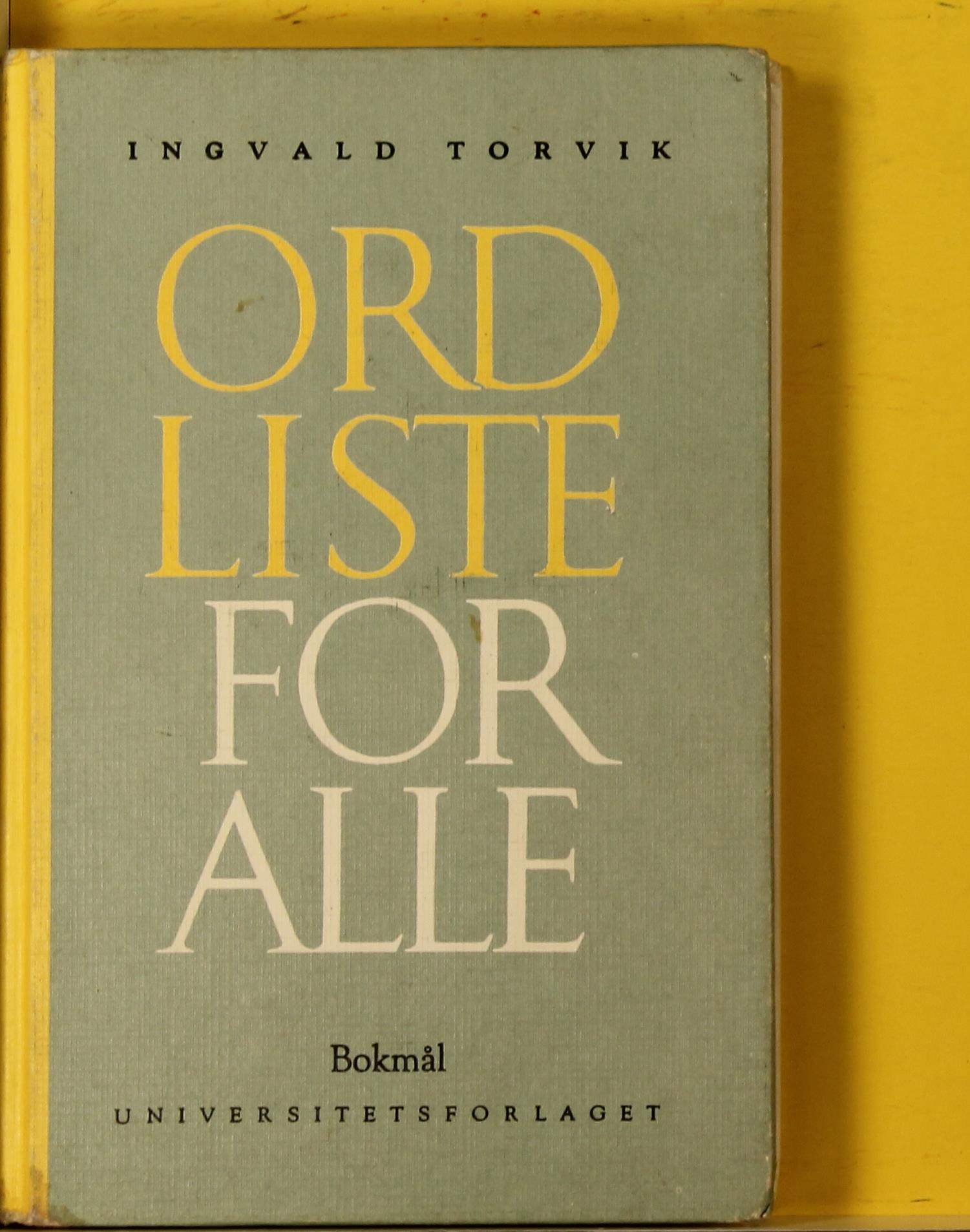 Ordliste for alle : bokmål