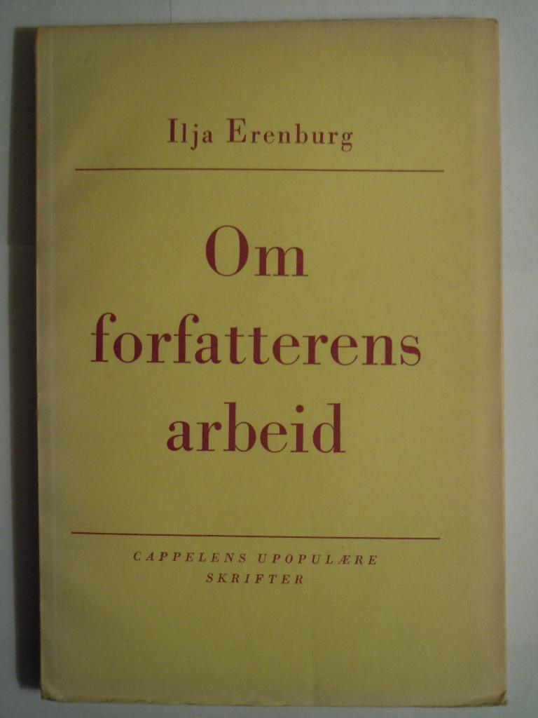 Om forfatterens arbeid