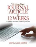 Writing Your Journal Article in Twelve Weeks