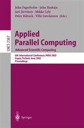 Applied parallel computing : advanced scientific computing : 6th international conference, PARA 2002, Espoo, Finland, June 15-18, 2002 : proceedings