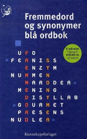 Fremmedord og synonymer blå ordbok