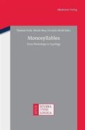 Monosyllables : From Phonology to Typology