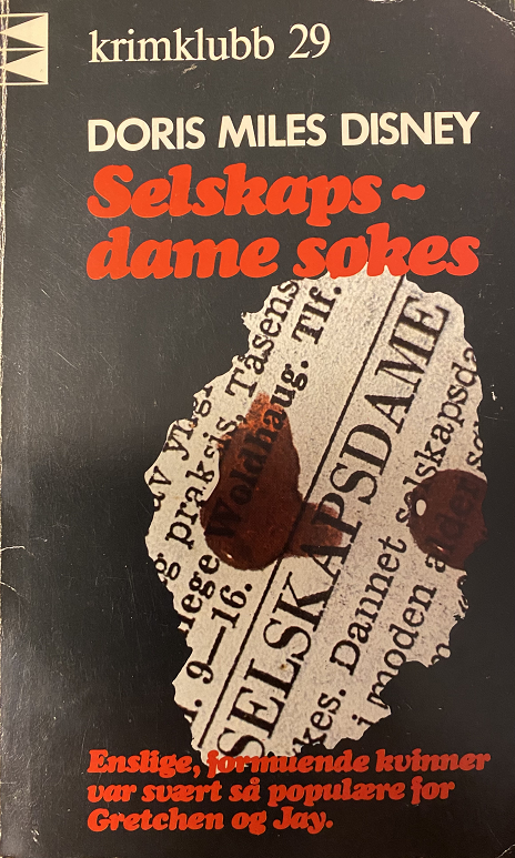 Selskapsdame søkes