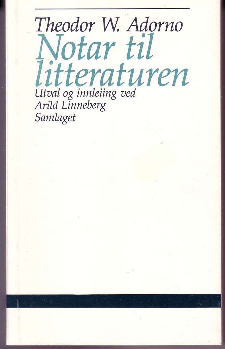 Notar til litteraturen