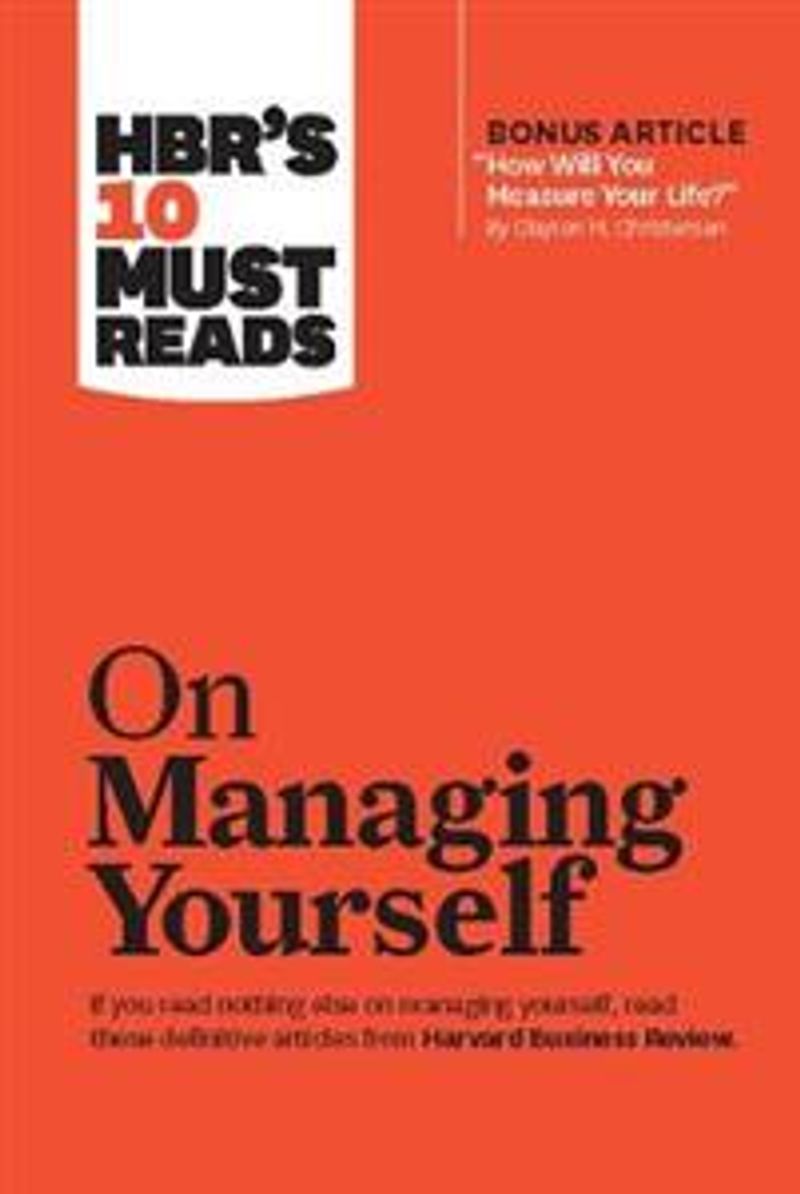 On Managing Yourself